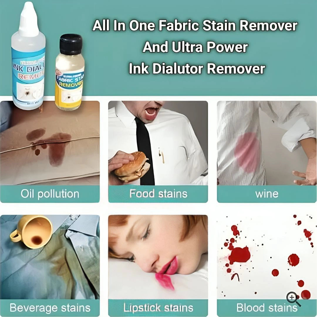 All in one fabric stain remover